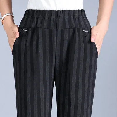 2021 Extra Large Size Women Pants Loose High Waist Elastic Sizes XL - 8XL