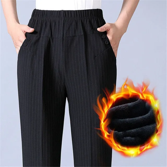 2021 Extra Large Size Women Pants Loose High Waist Elastic Sizes XL - 8XL