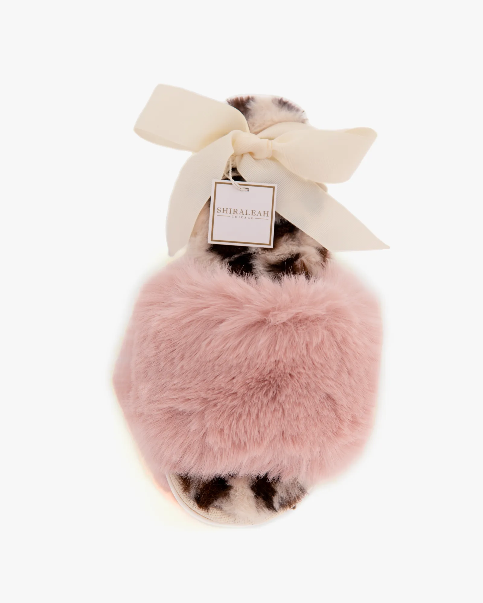 Alexa Slippers, L/XL | Mauve / Tan