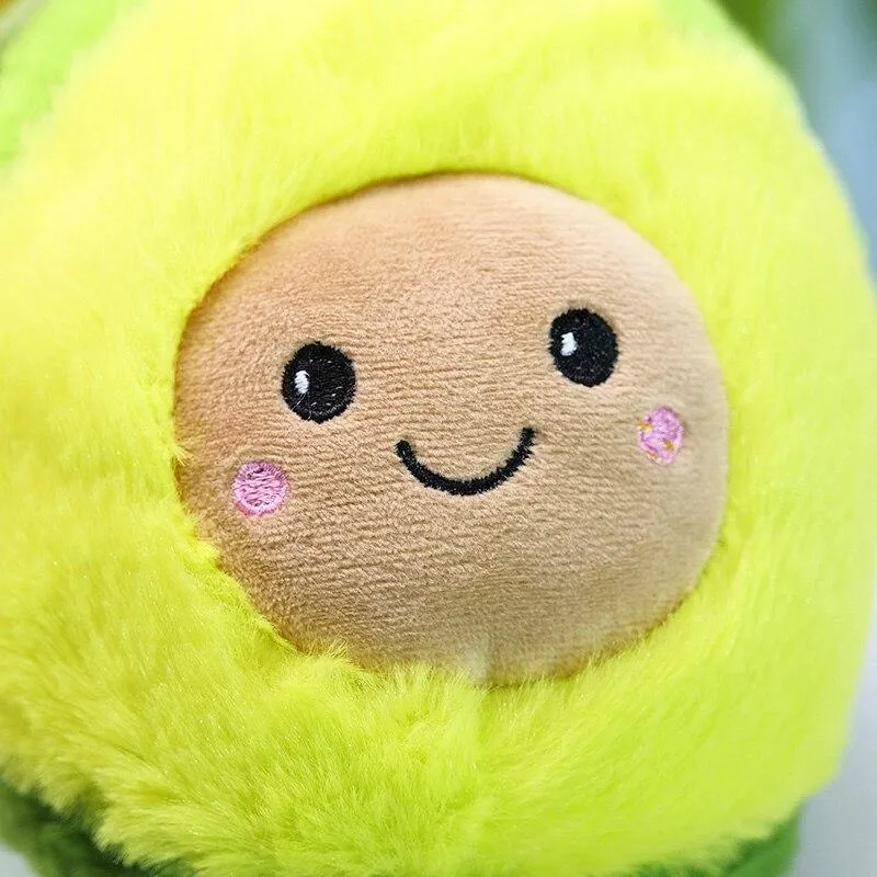 Avocado Fluffy Plush Slippers