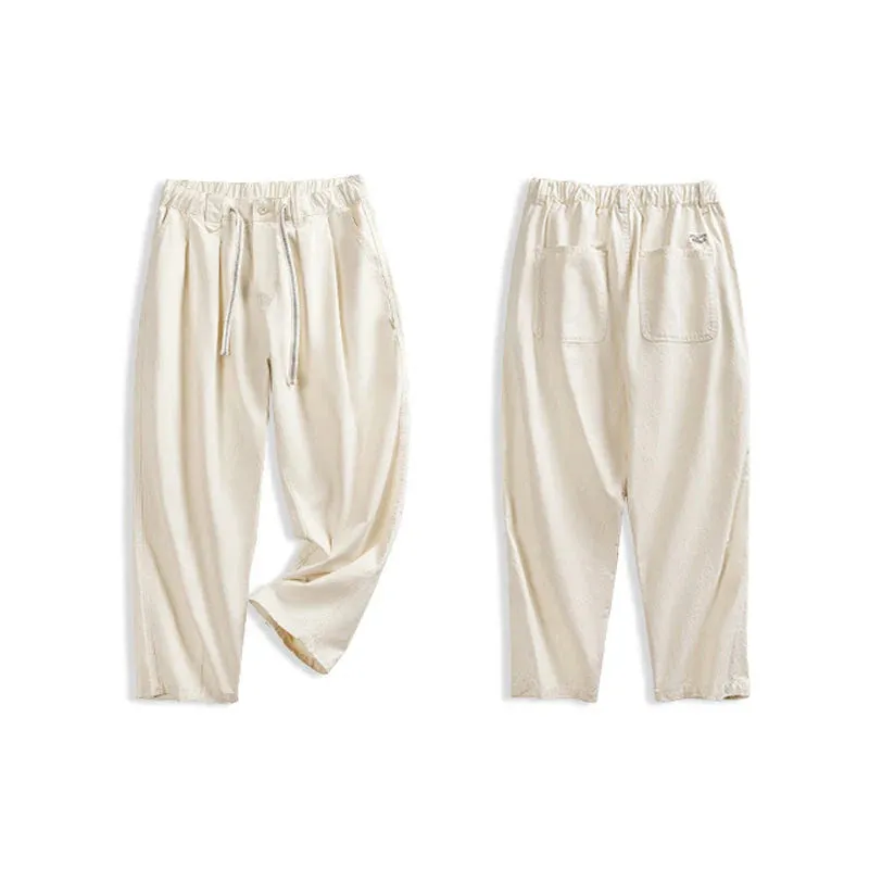 Balloon Shape Cotton Pants