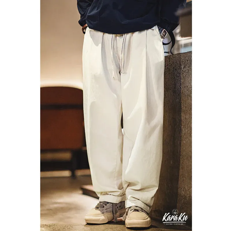 Balloon Shape Cotton Pants