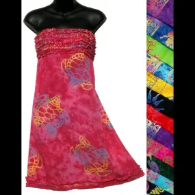 Batik Frilly Sarong Dress