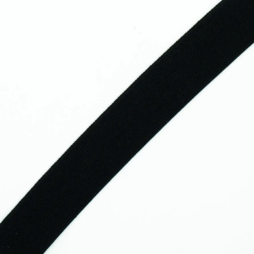 Birch High Density Elastic Black 25mm