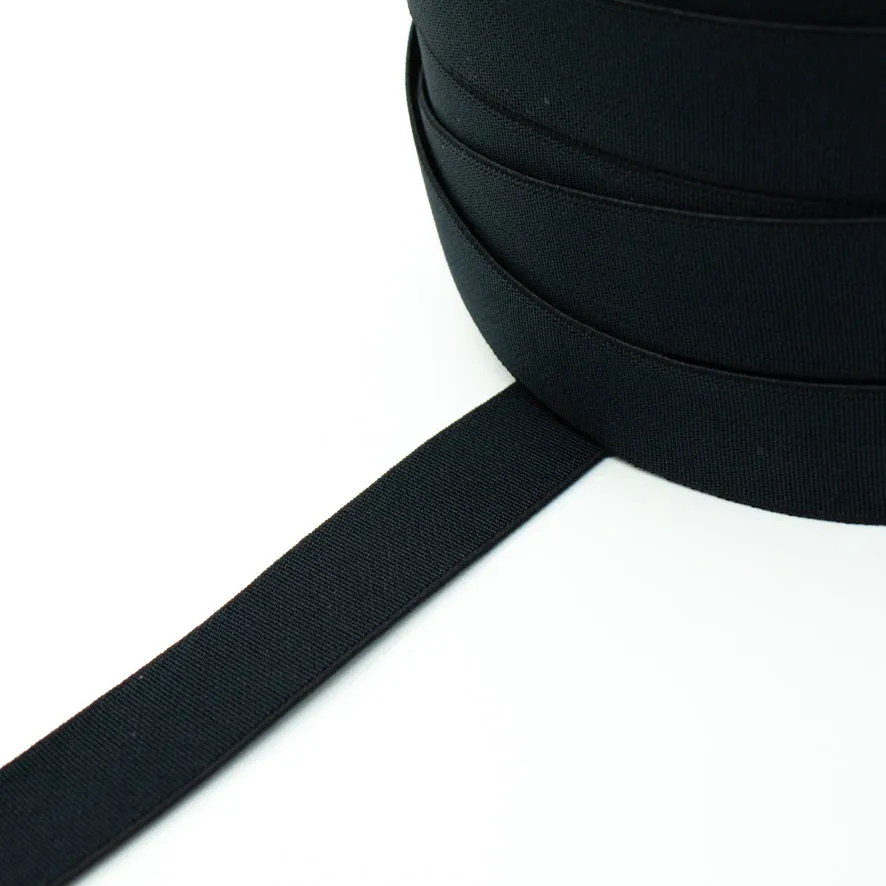 Birch High Density Elastic Black 25mm