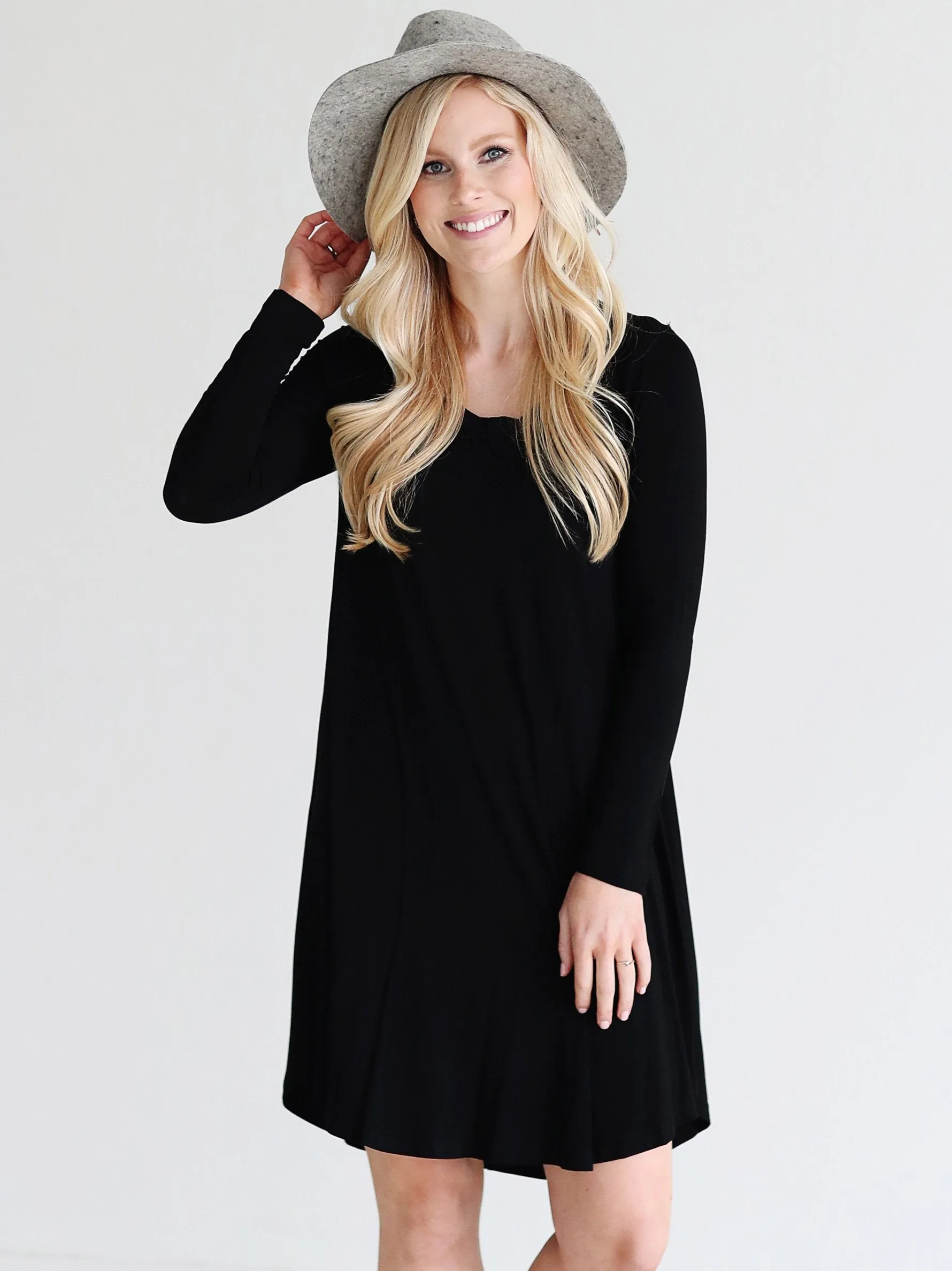 Black DLMN Swing Dress