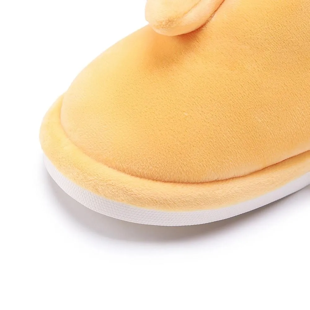 Bunny and Carrot Plush Slippers