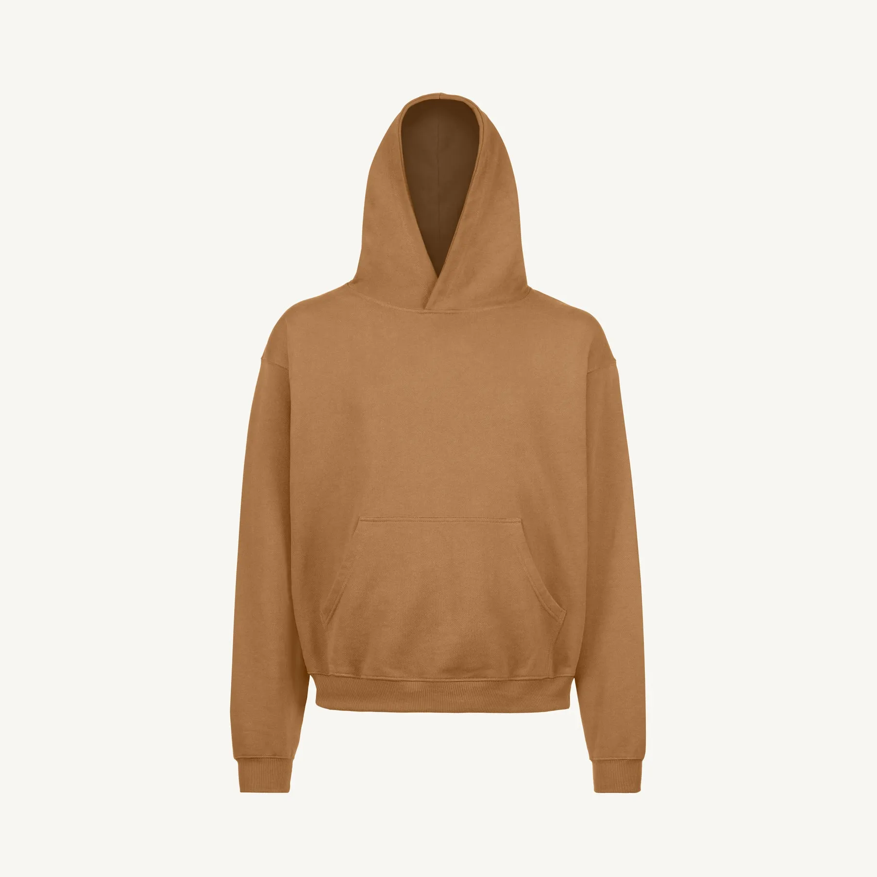 Camel Oversized Hoodie.