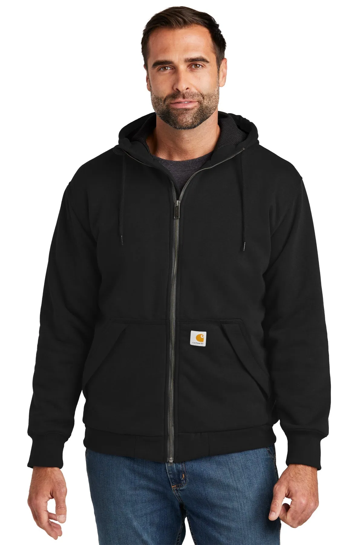 Carhartt Thermal-Lined Custom Zip-Ups, Black