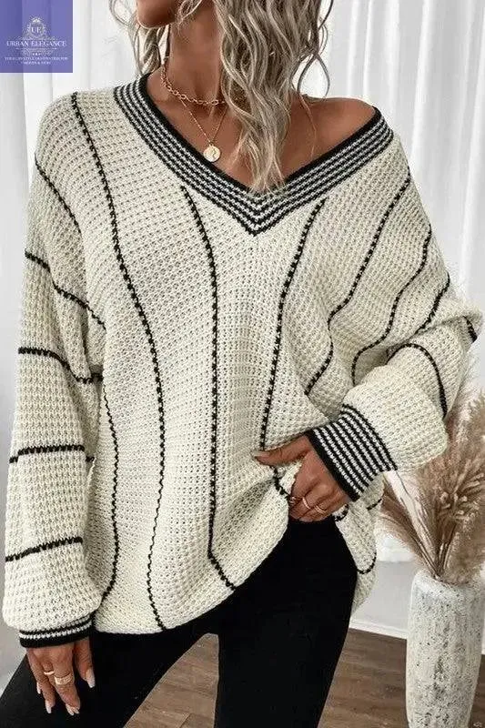 Casual Oversized Pullover Knitted Jumper Tops