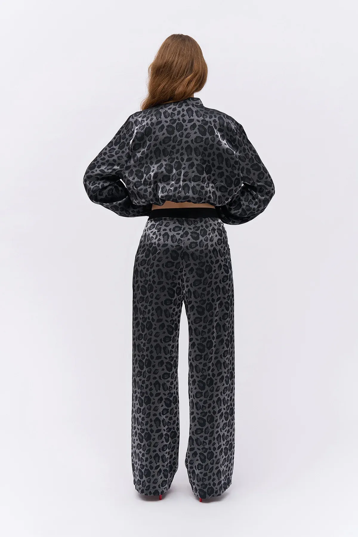 Chiara Shimmery Leopard Pants