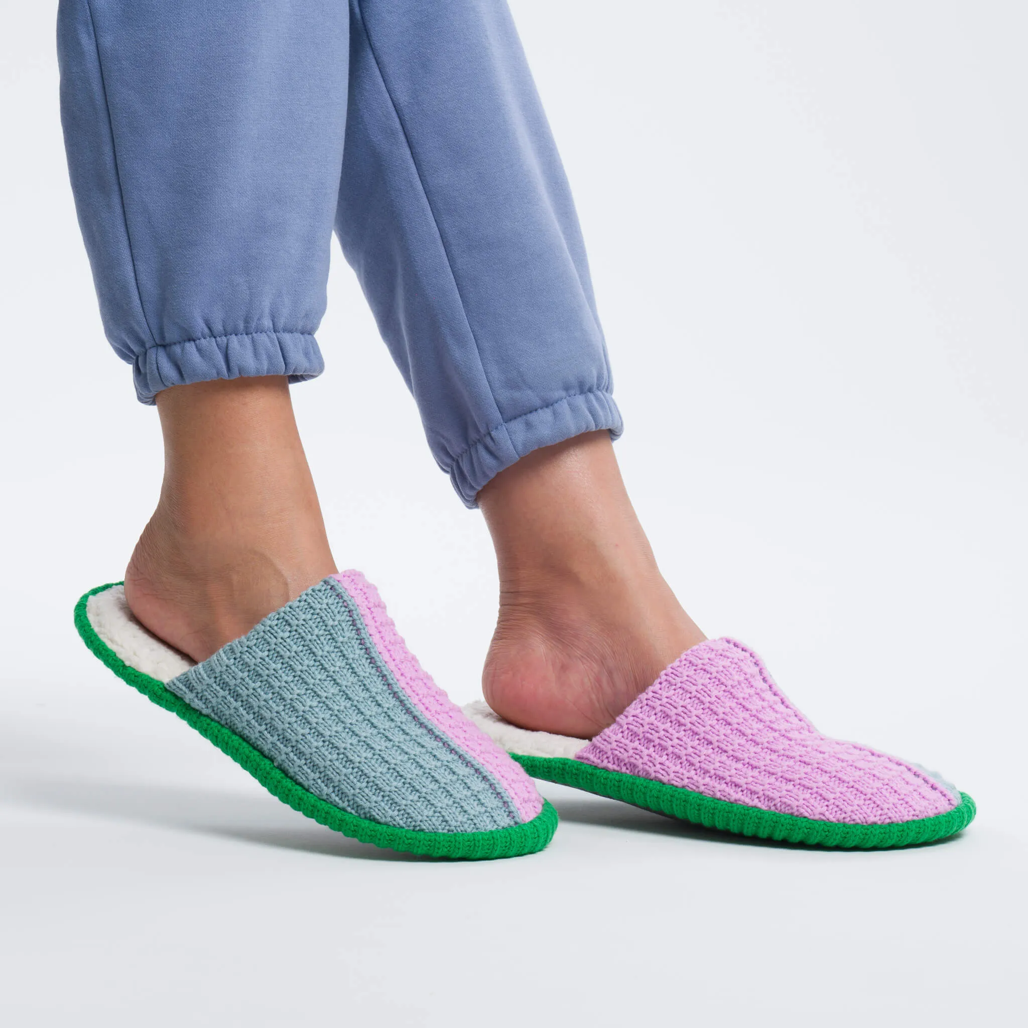 Colorblock Slide Slippers