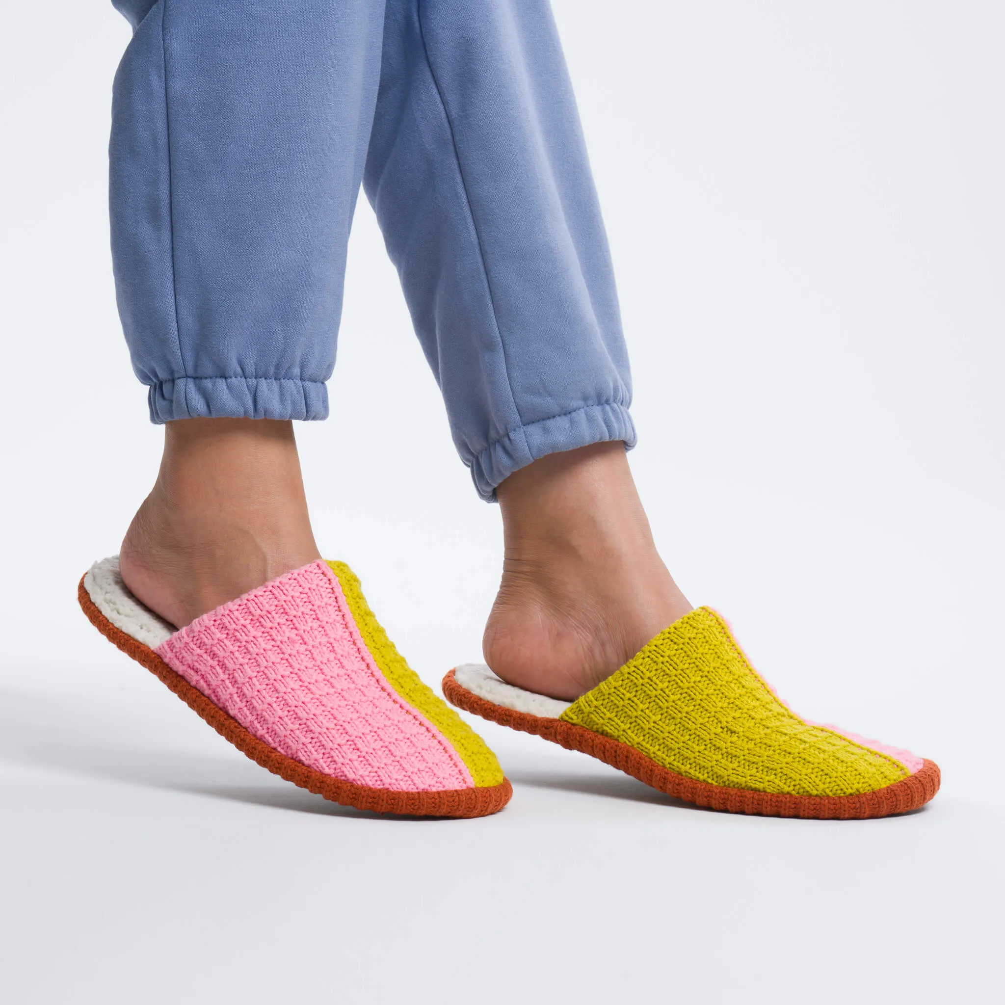 Colorblock Slide Slippers