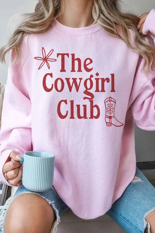 COWGIRL CLUB OVERSIZED SWEATSHIRT