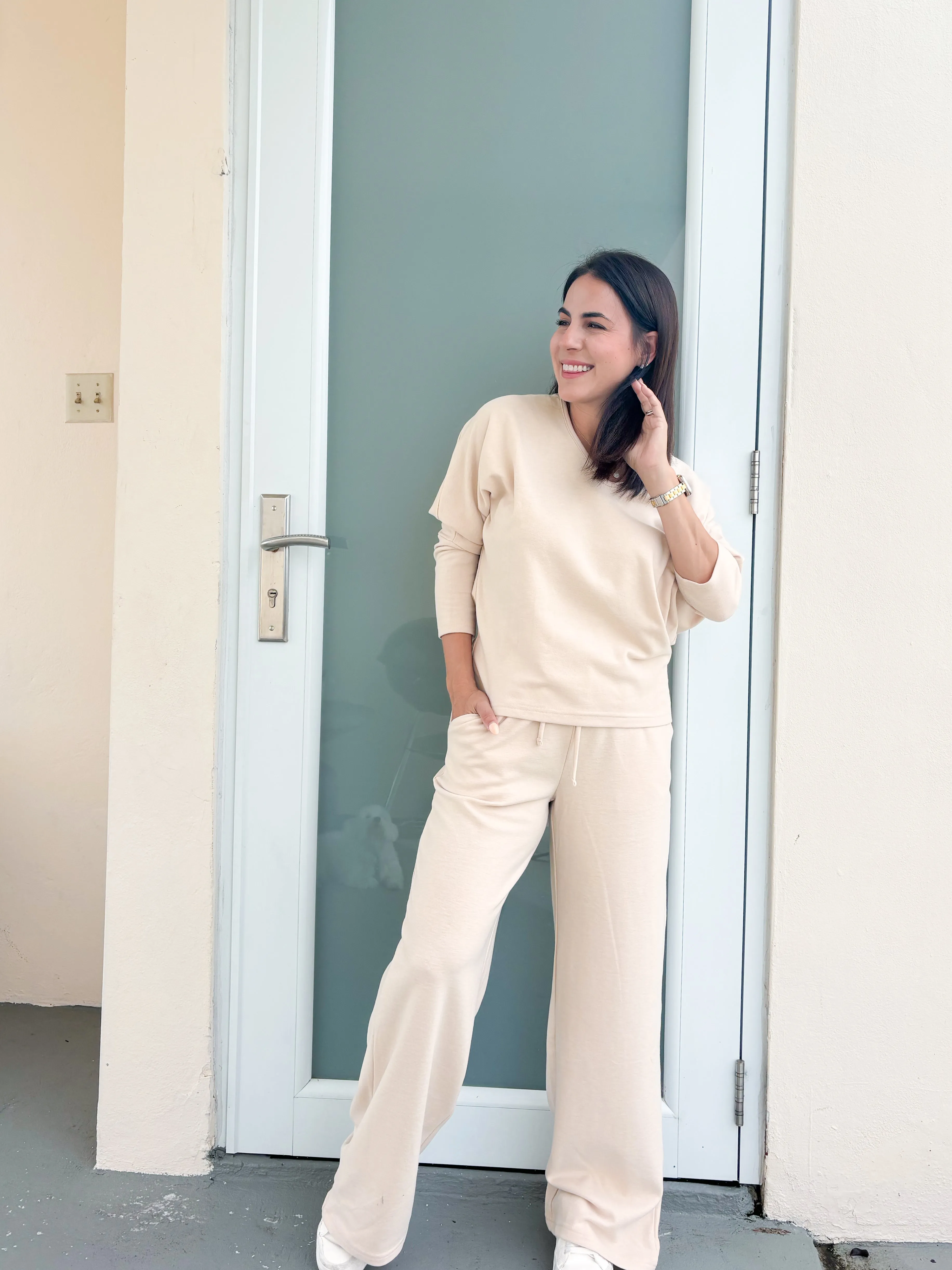 Cozy Beige Loungewear Set