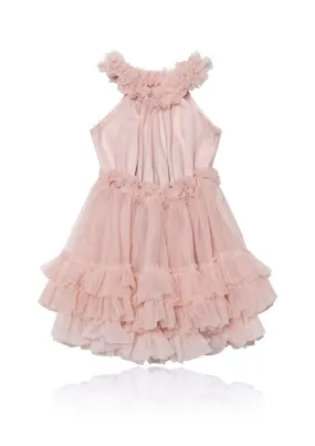 DOLLY by Le Petit Tom ® RUFFLED CHIFFON DANCE DRESS ballet pink