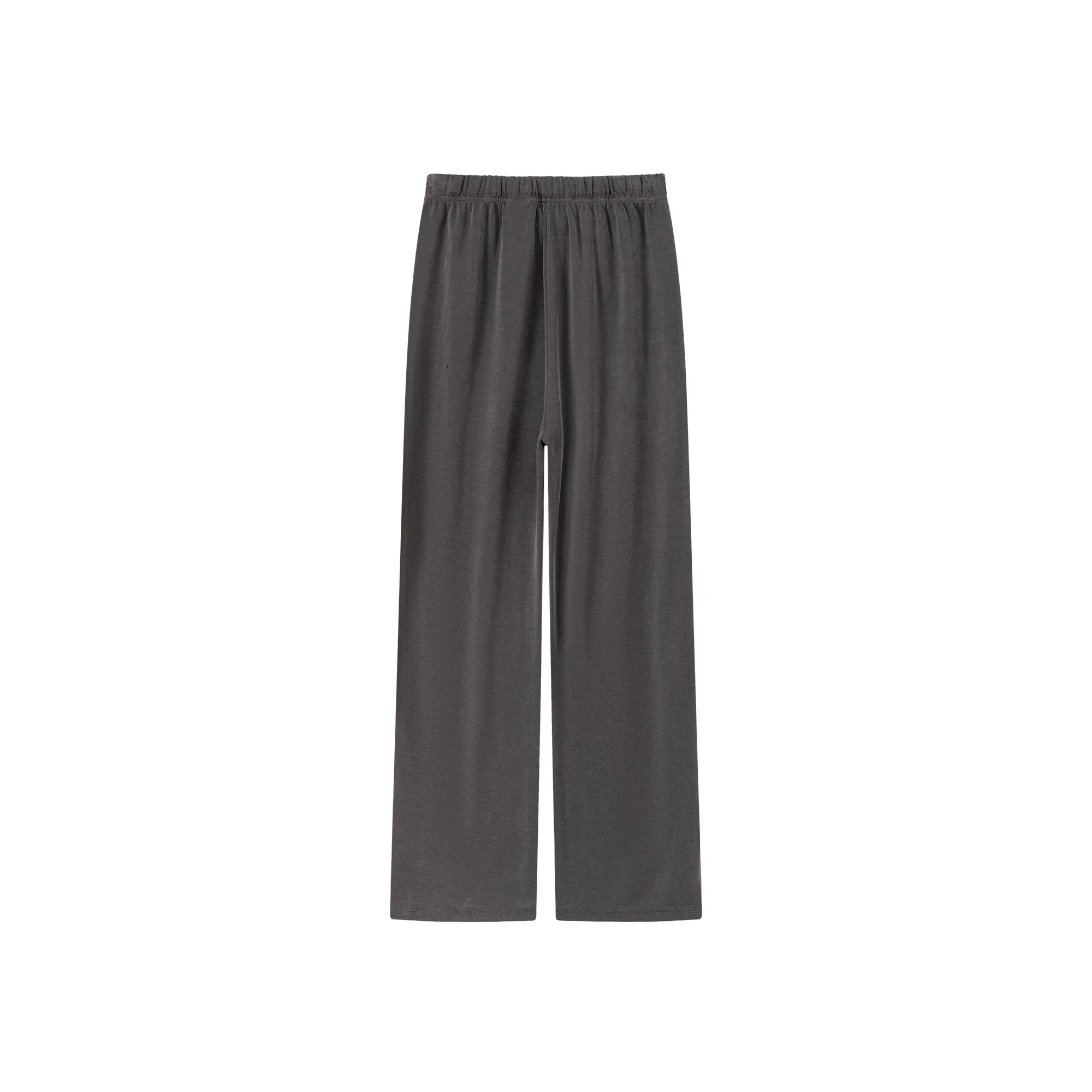 Elastic Waist?Wide Banding Casual Pants