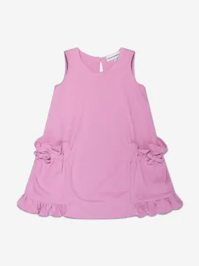 Emporio Armani Baby Girls Frilly Dress In Pink