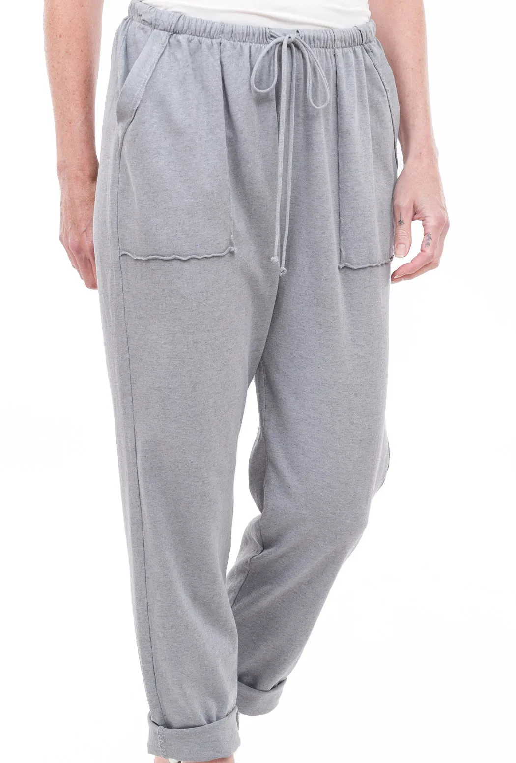 Fenini Drawstring Joggers, Steel