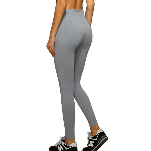 Fitness Workout Trousers Elastic High Waist Pencil Pants Leggins