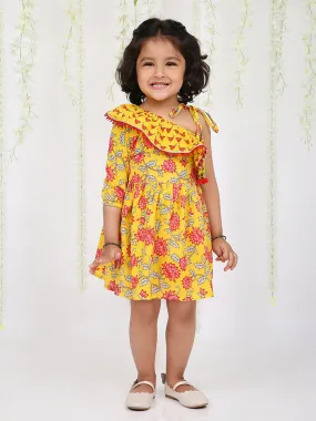 Girl's Lotus Frilly Summer Frock - KID1 Girls