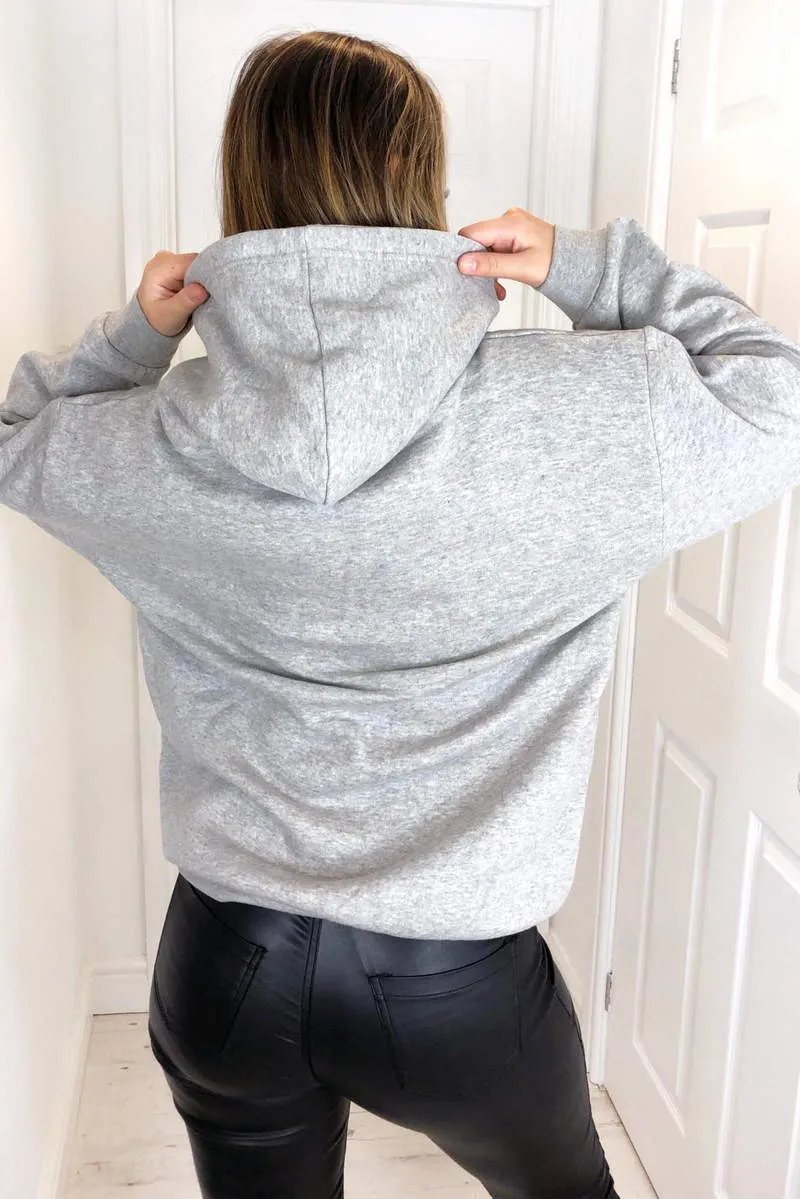 Grey Saint Oversized Hoodie