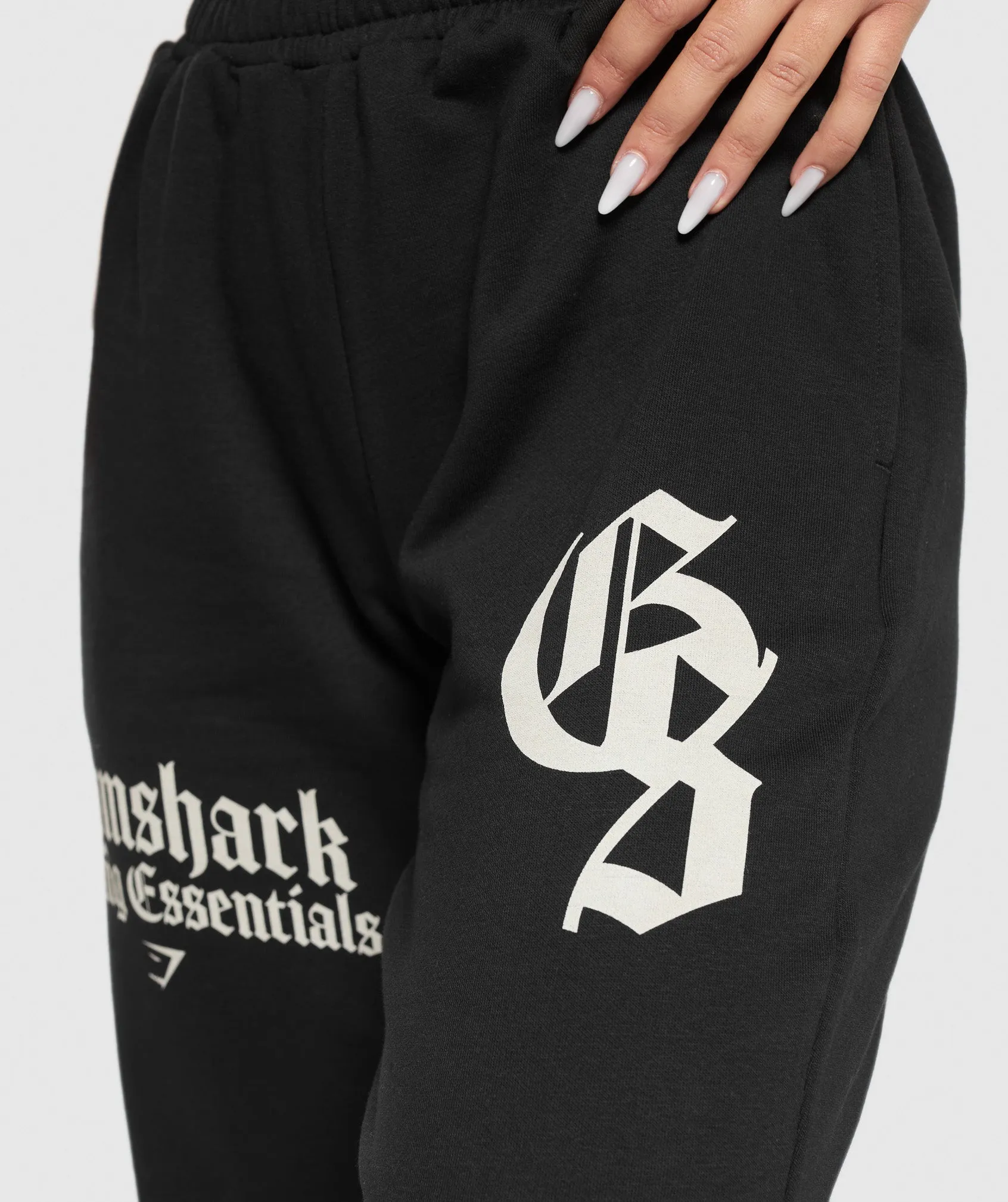 Gymshark Lifting Essentials Oversized Joggers - Black