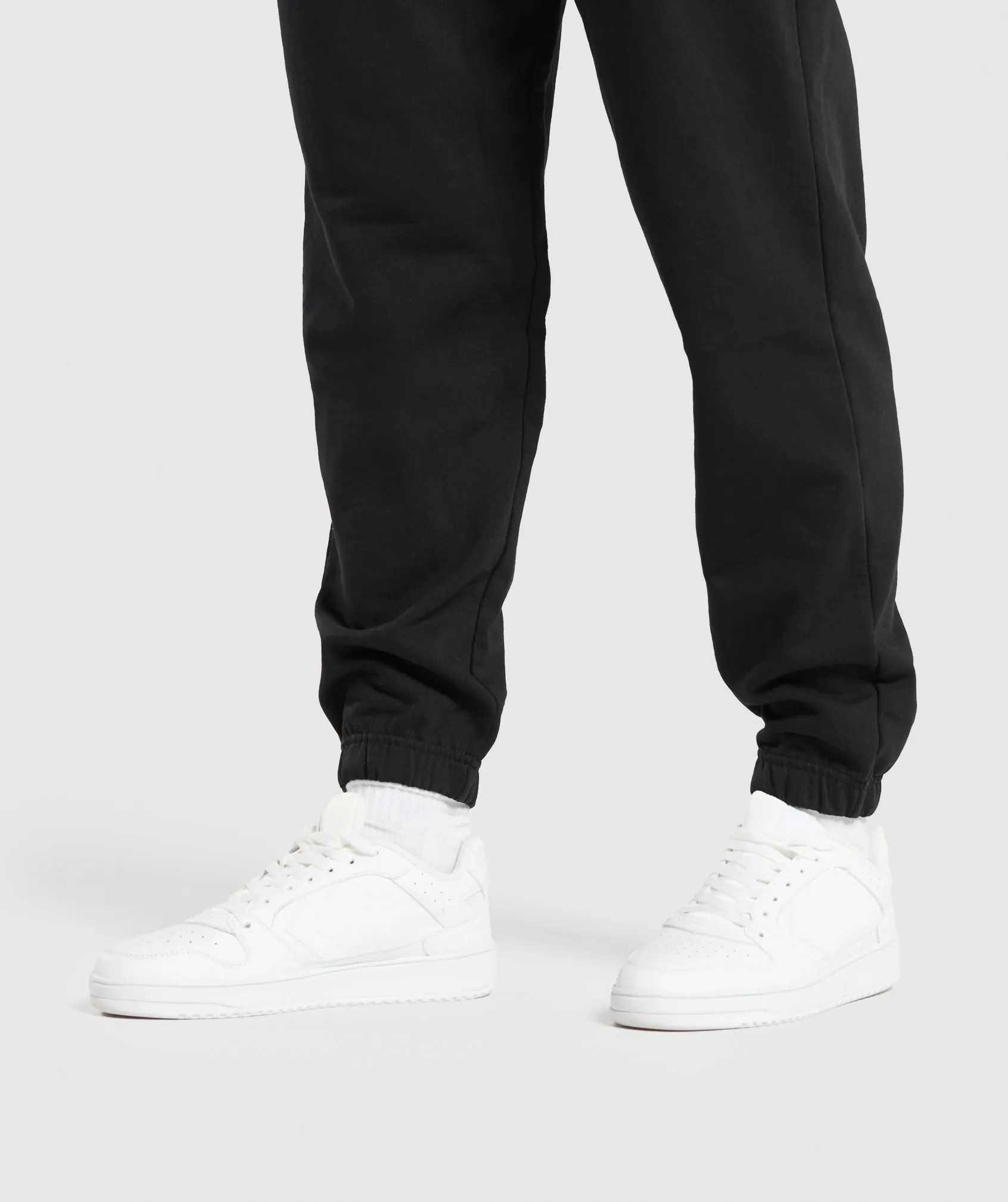 Gymshark Lifting Graphic Oversized Joggers - Black