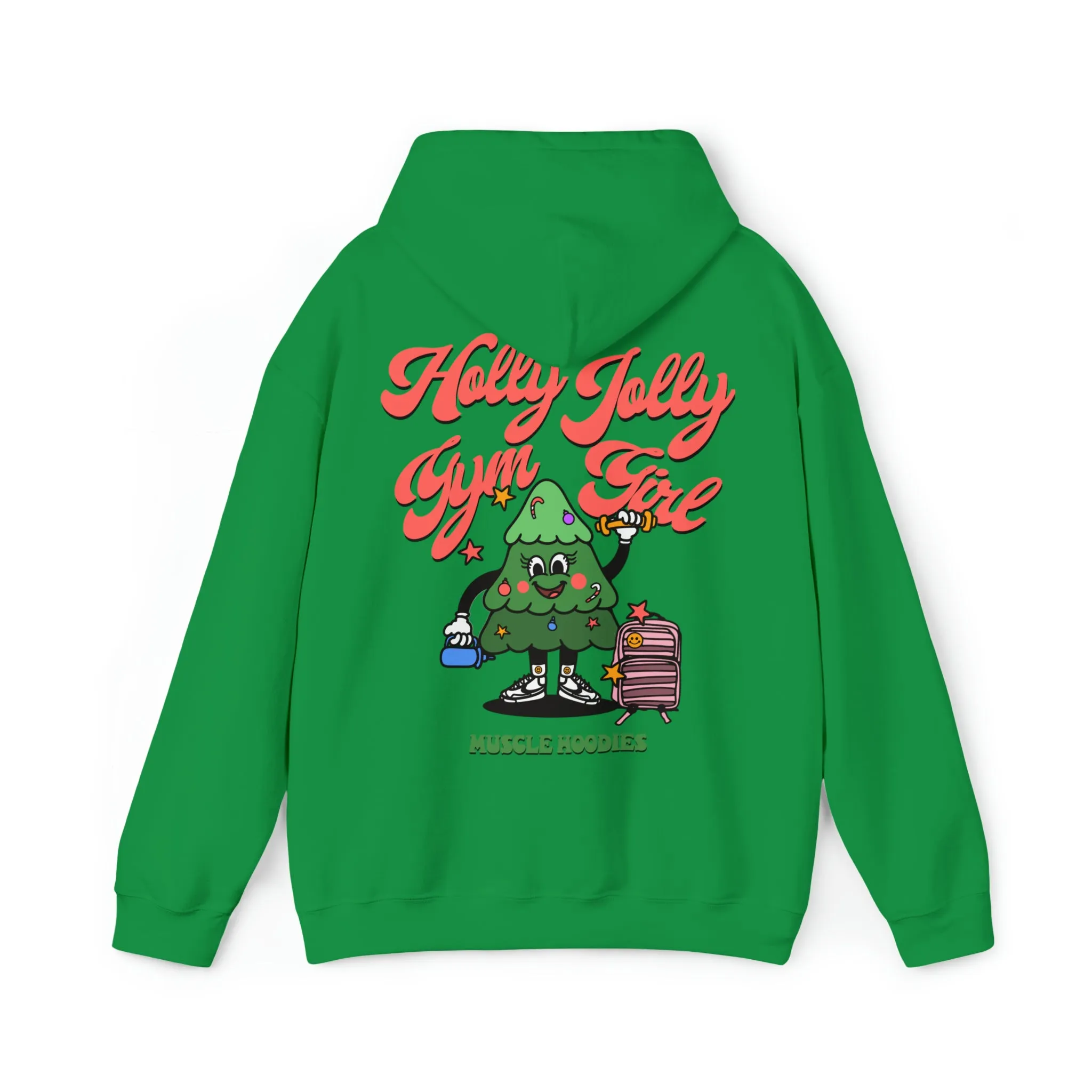 HOLLY JOLLY GYM GIRL- HOODIE