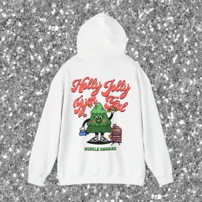 HOLLY JOLLY GYM GIRL- HOODIE