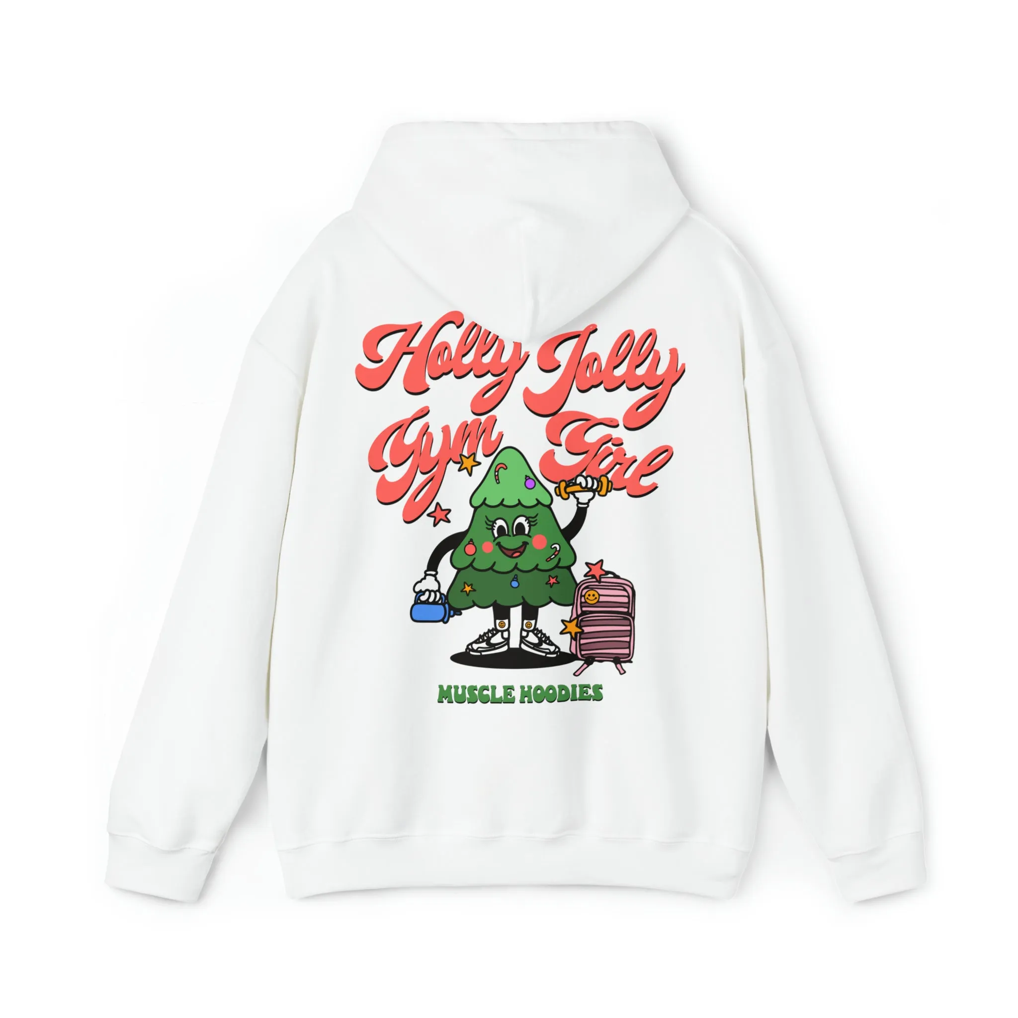 HOLLY JOLLY GYM GIRL- HOODIE