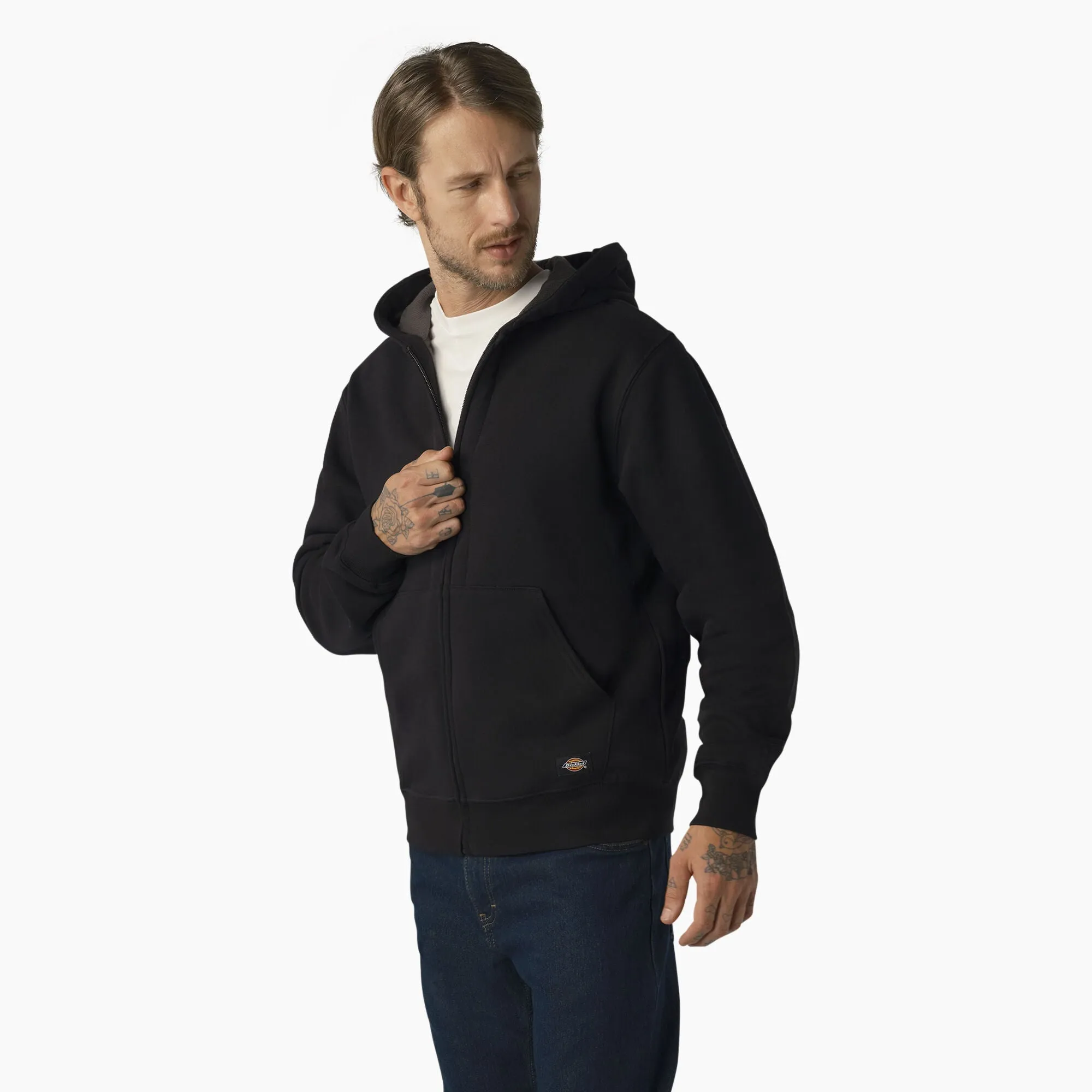 Hoodie - Dickies Thermal Lined Full-Zip Fleece Hoodie, TW482