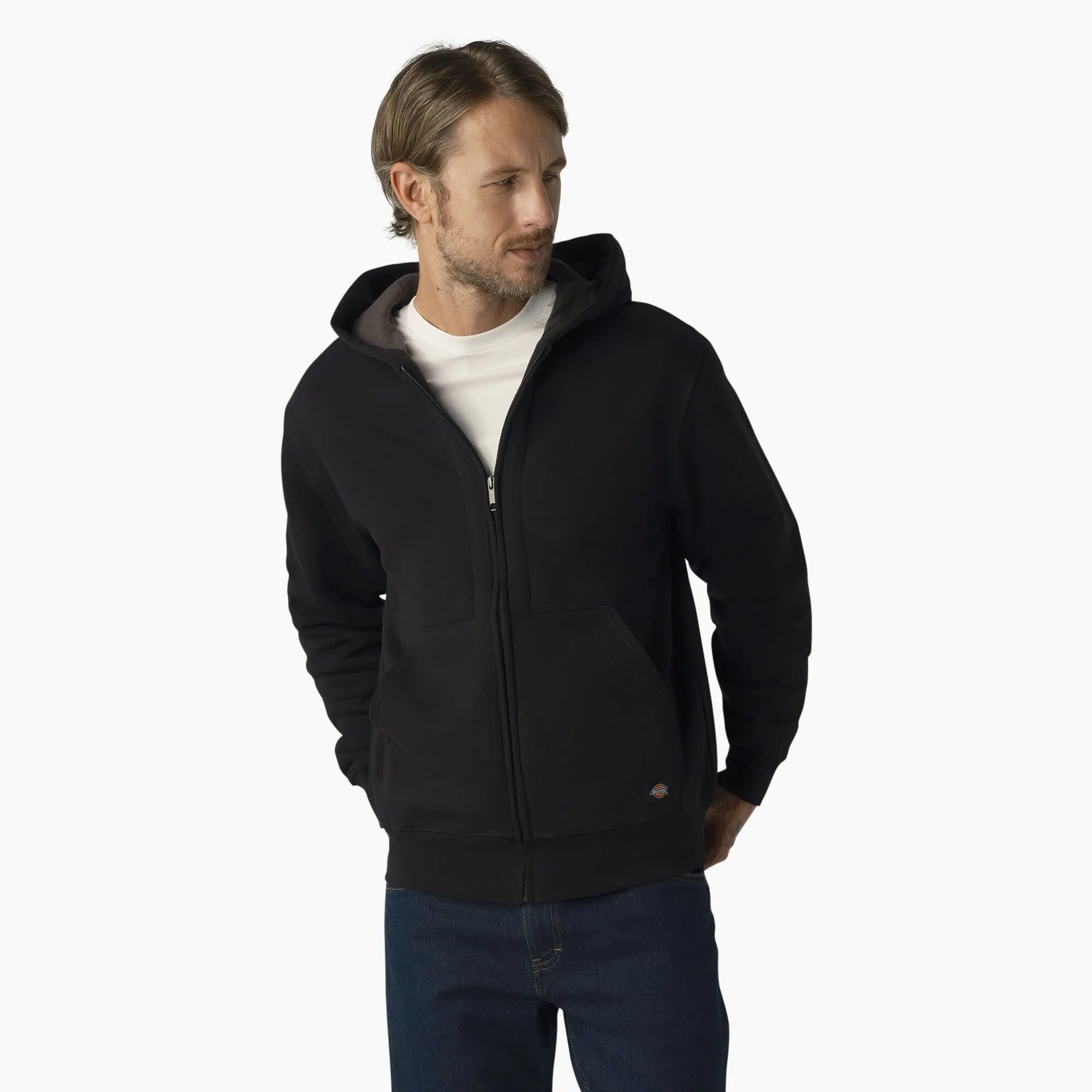 Hoodie - Dickies Thermal Lined Full-Zip Fleece Hoodie, TW482