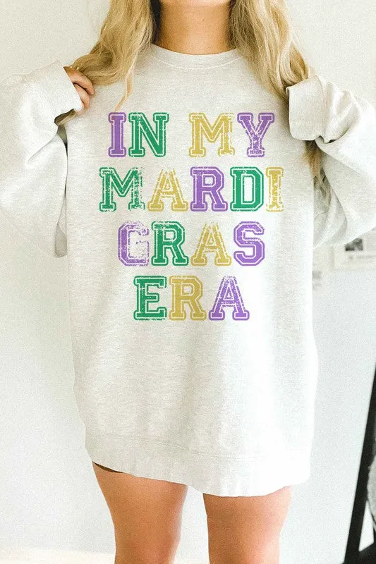 IN MY MARDI GRAS ERA OVERSIZED SWEATSHIRT