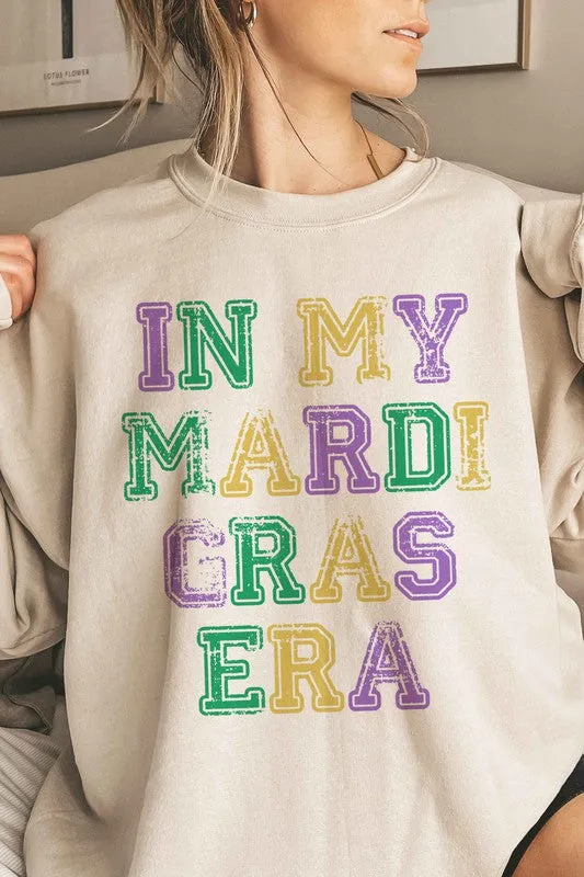 IN MY MARDI GRAS ERA OVERSIZED SWEATSHIRT