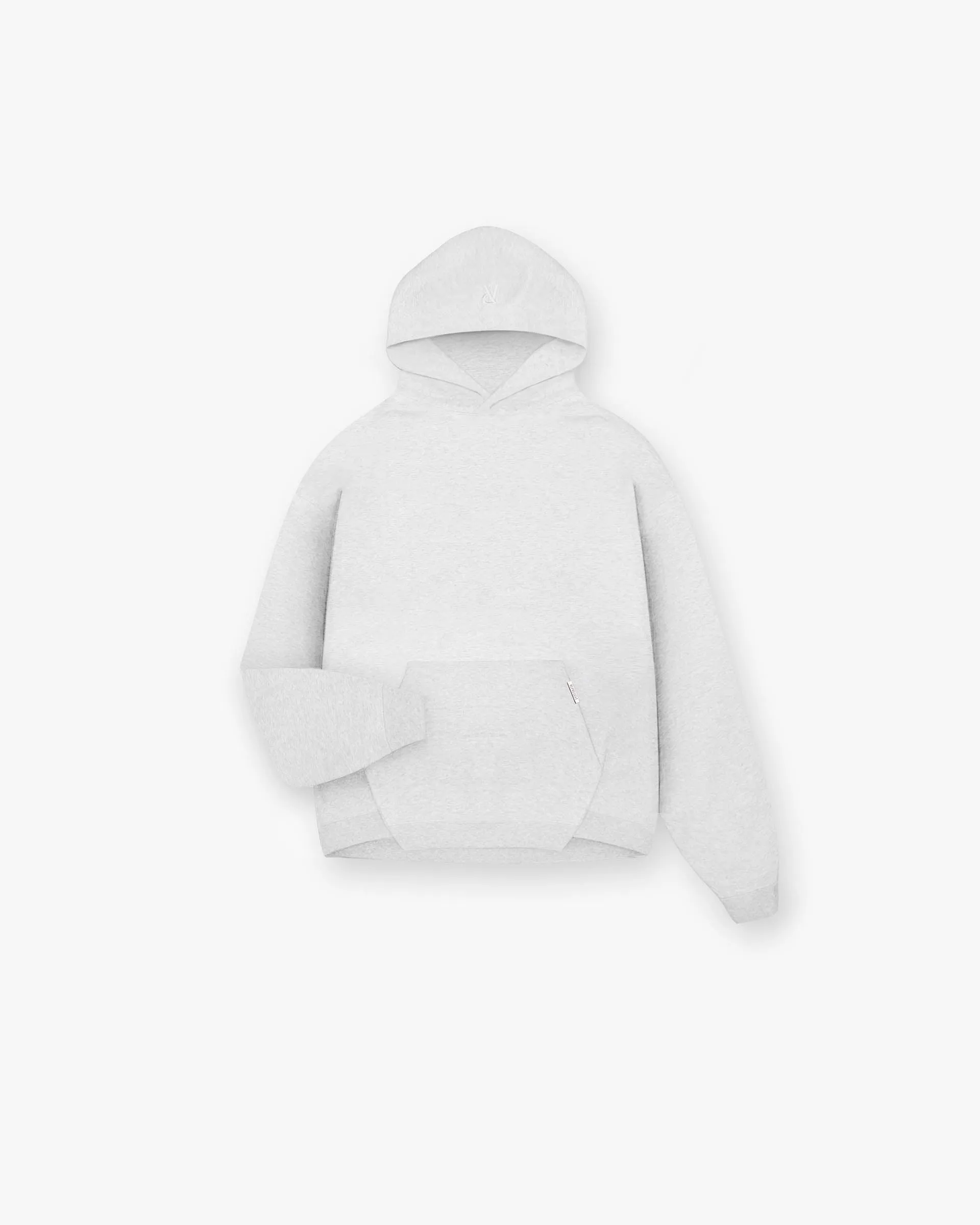 Initial Oversized Hoodie - Ice Grey Marl