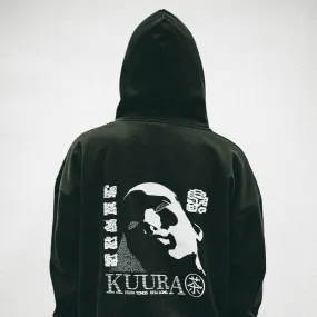 KUURA Embroidered Cotton-Blend Hoodie - Made in Australia