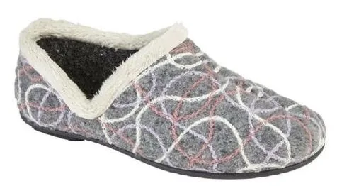 Ladies Slipper Knitted Textile 362