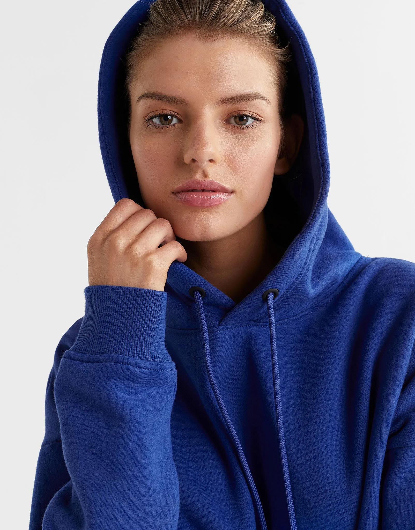 Lucy Hooded Sweater in Cobalt Blue