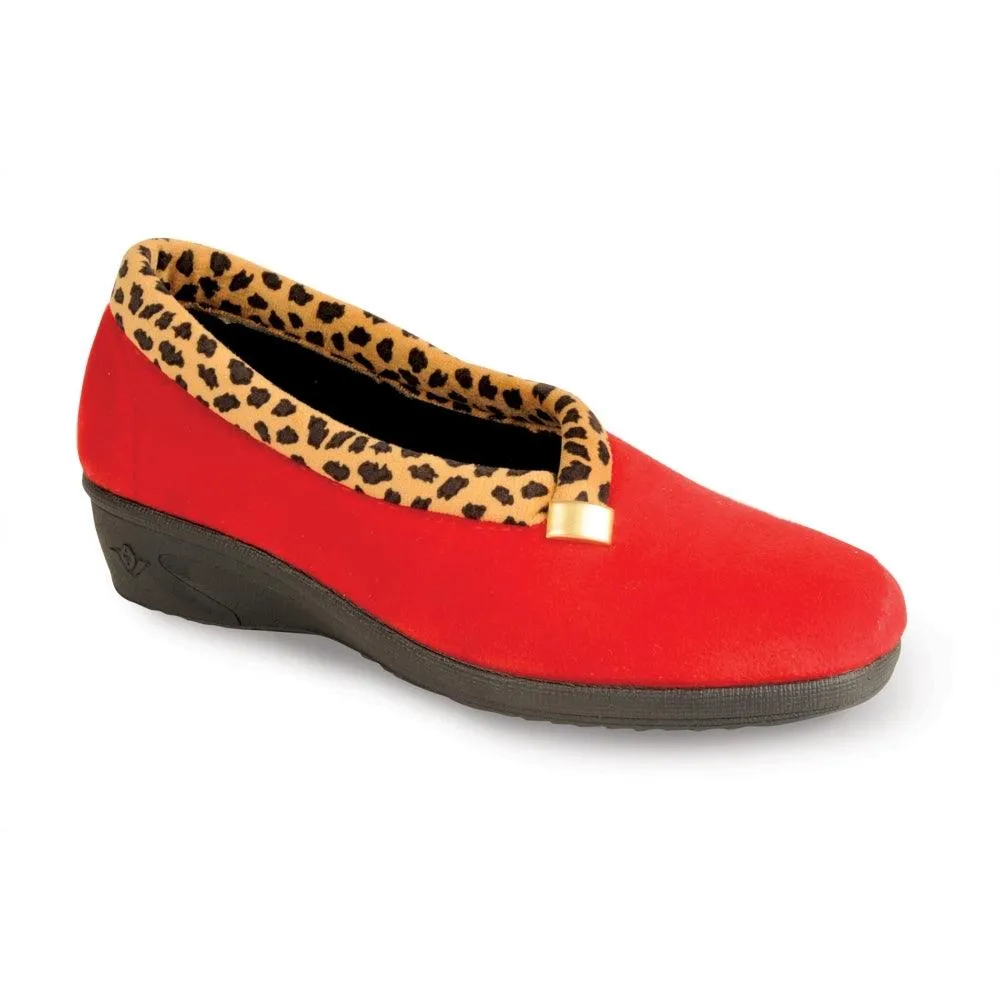 Lunar Womens Slipper Paloma Red