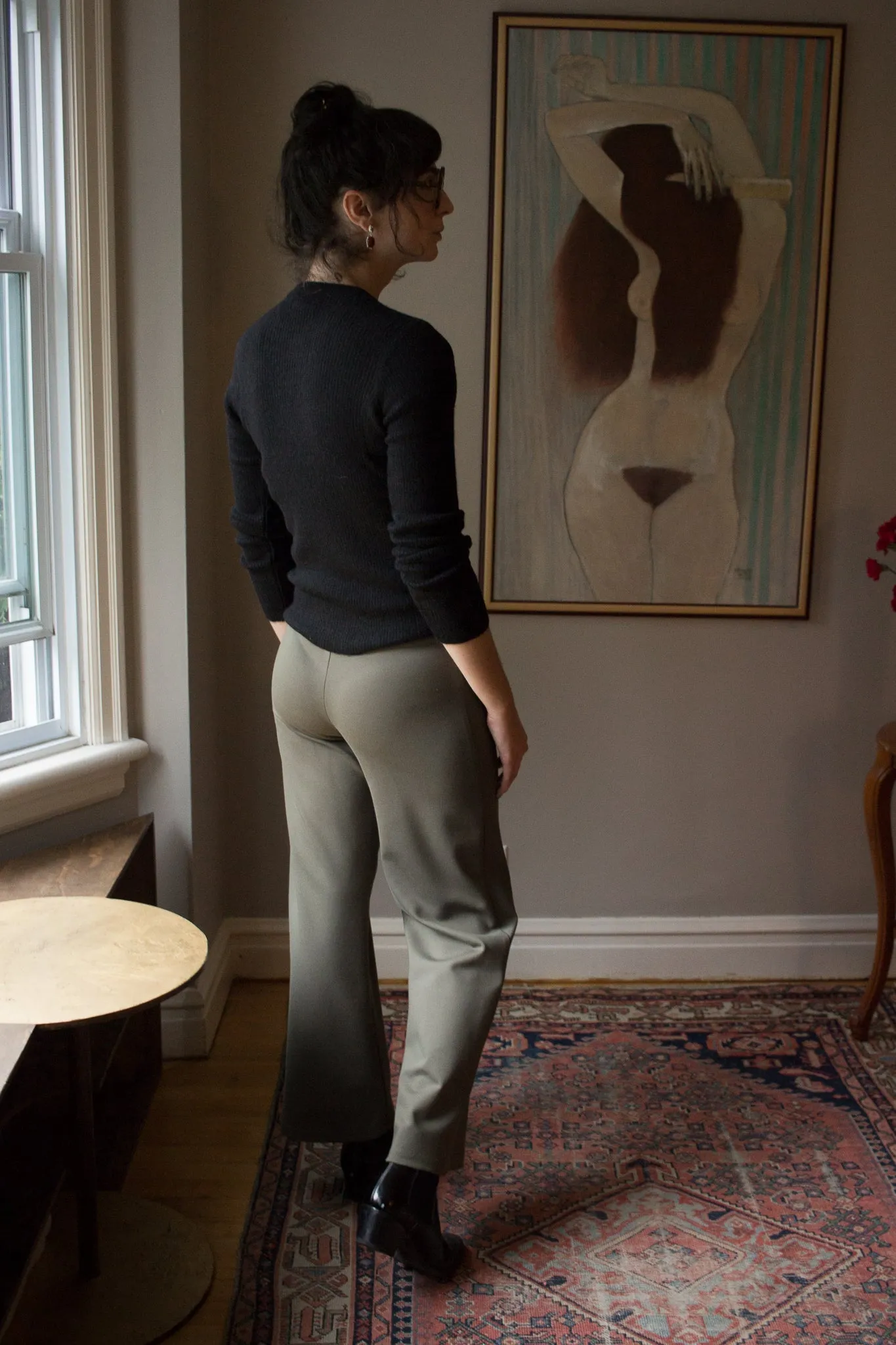 Mercedes Morin Flare Pants (Khaki)