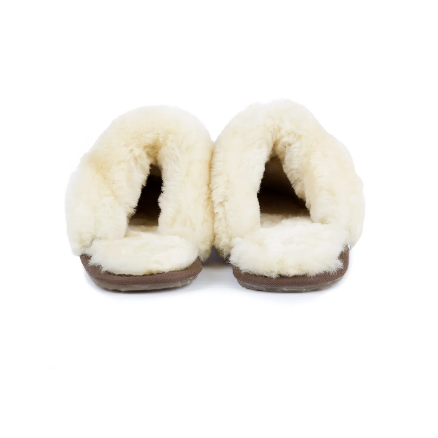 Navy Sheepskin Slippers