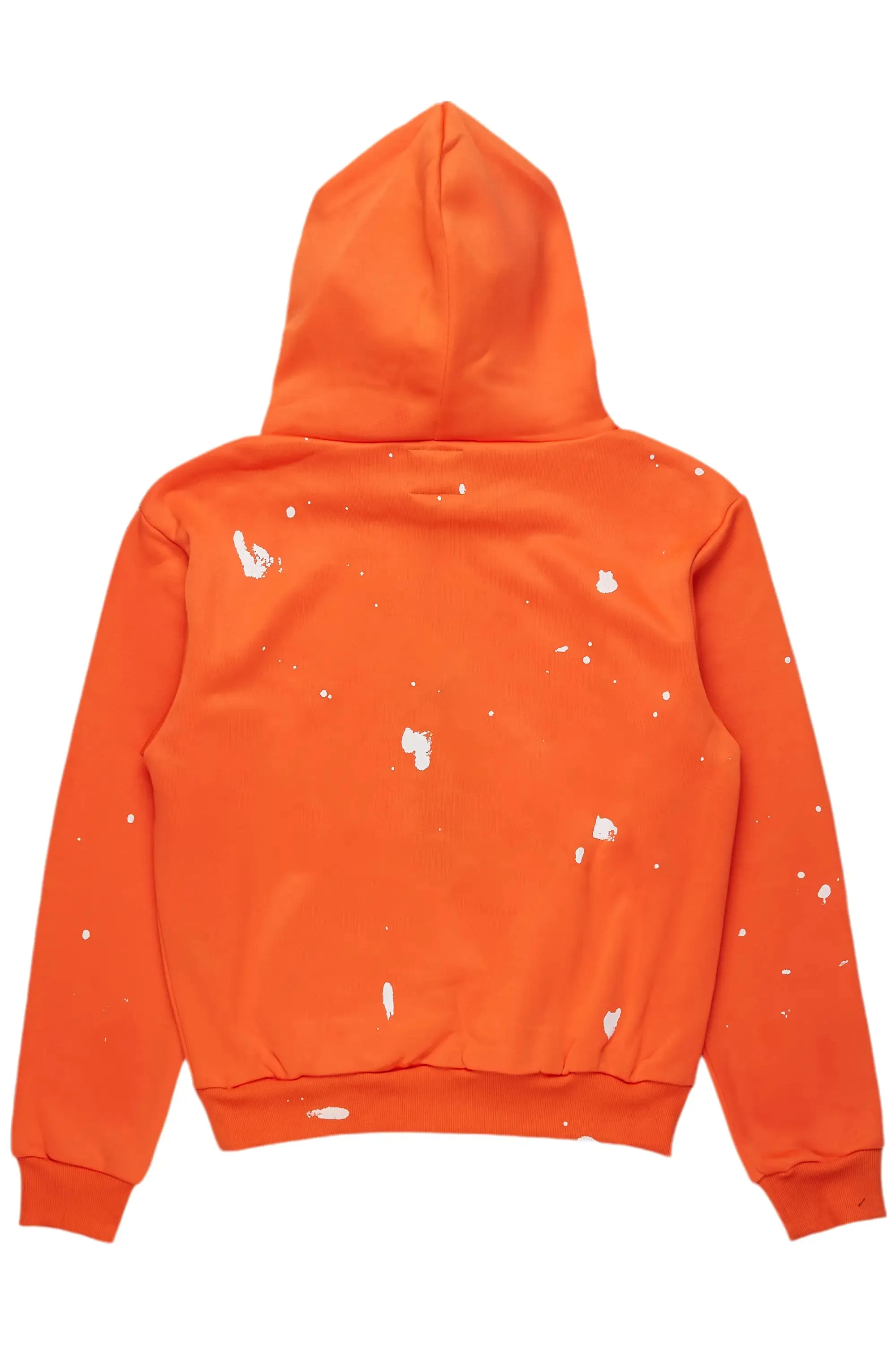 Nylia Orange Oversized Hoodie