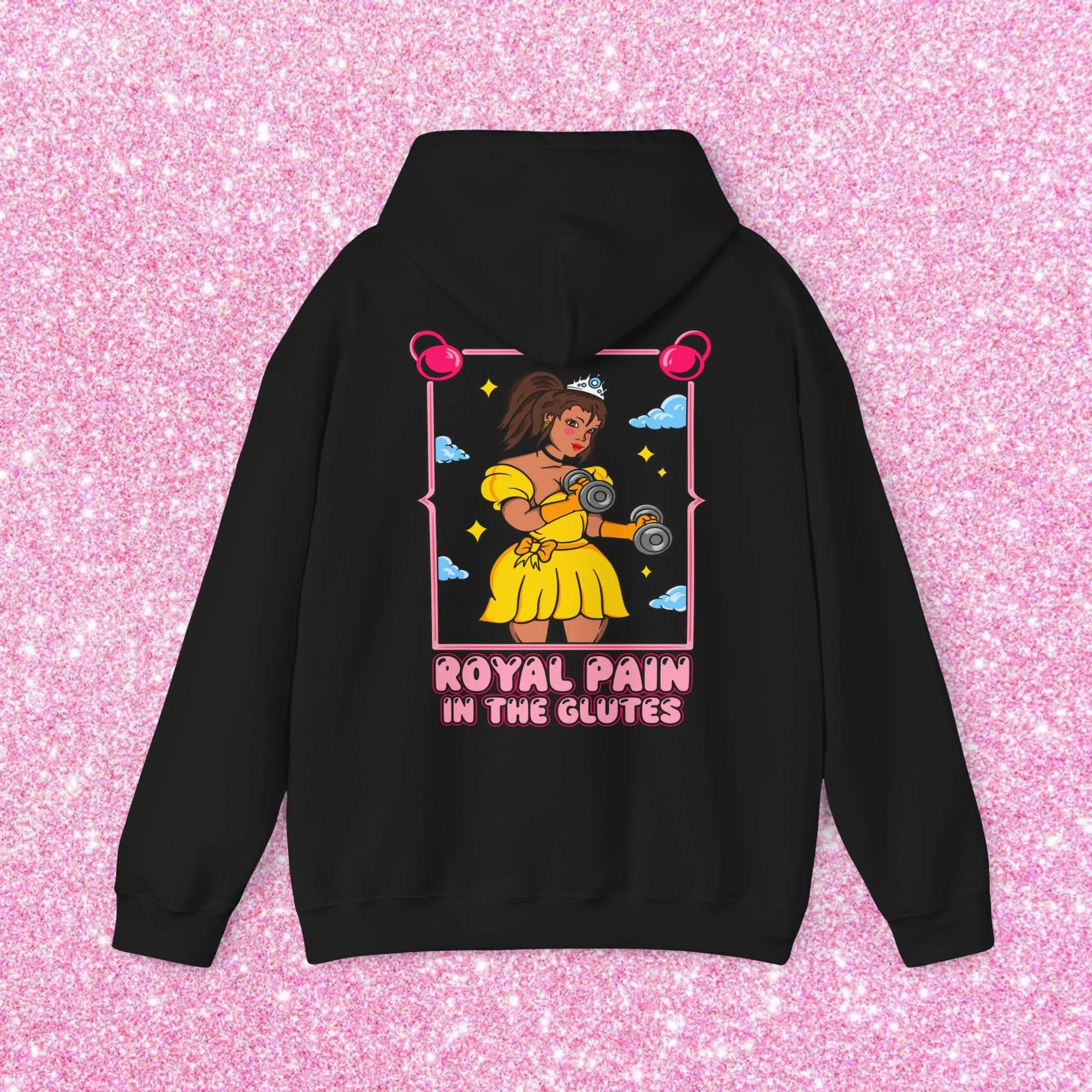 PAIN IN THE GLUTES (YELLOW DRESS) -HOODIE