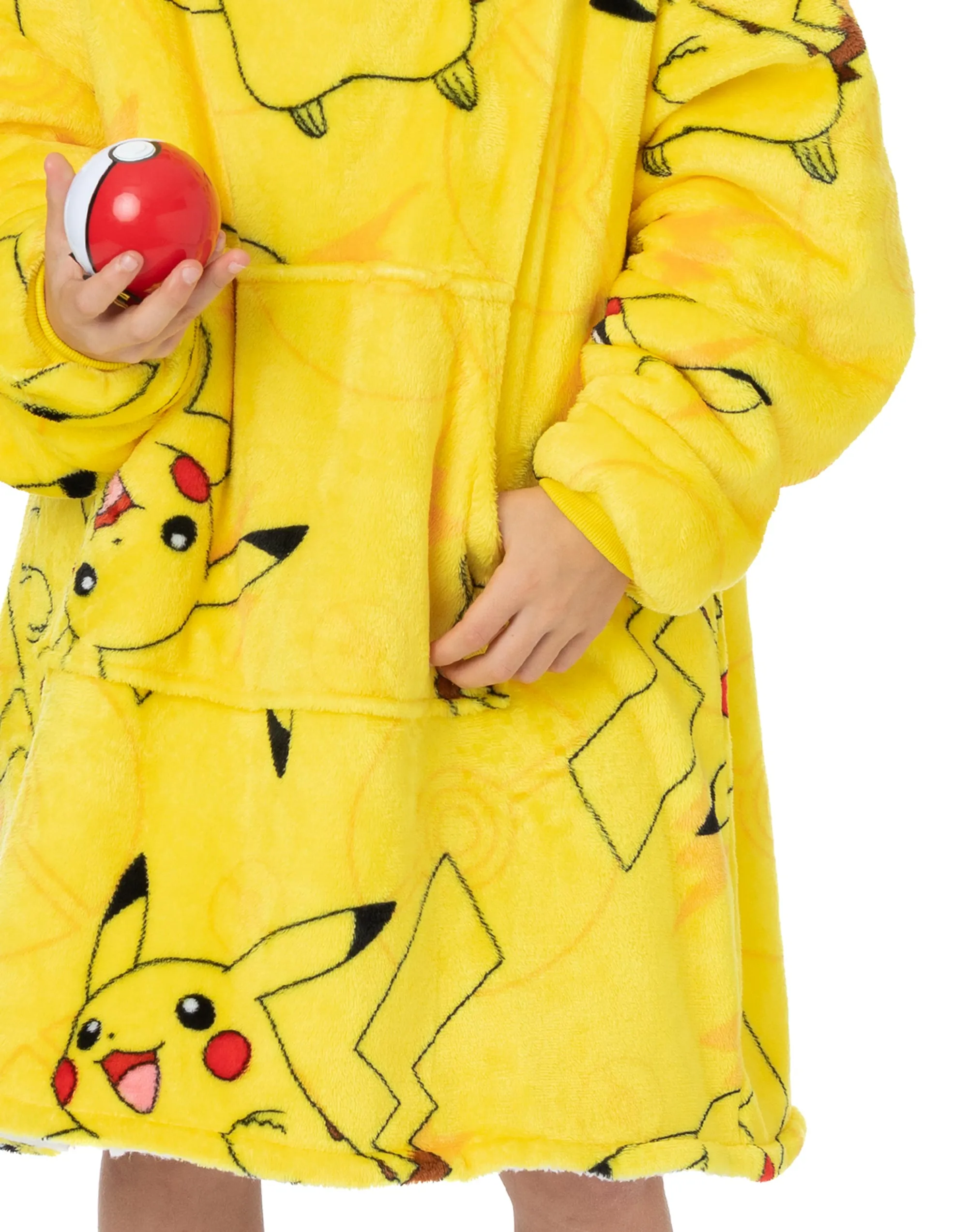 Pokemon Pikachu Kids Oversized Blanket Hoodie