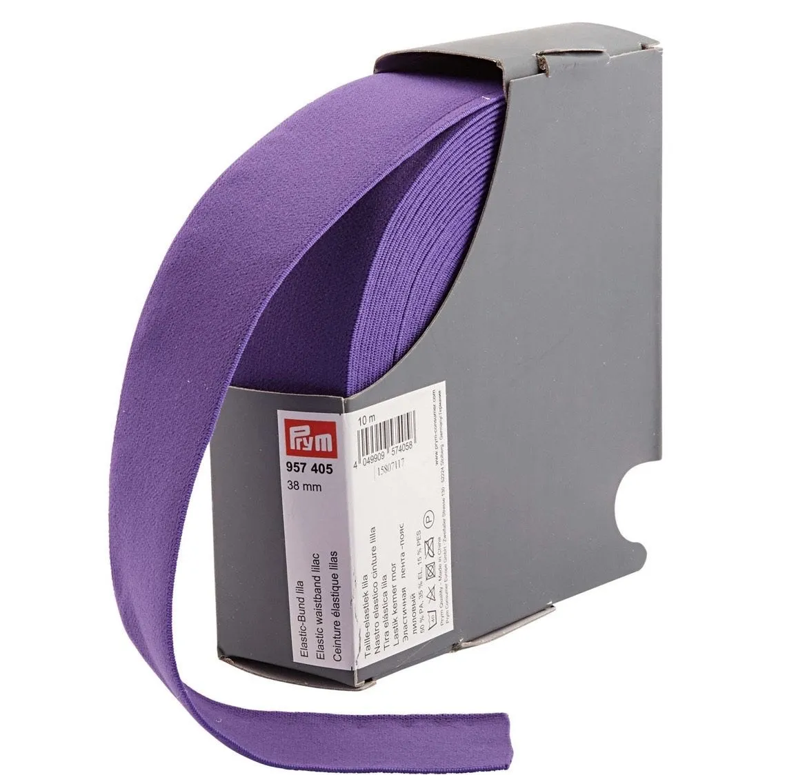 PRYM SUPER SOFT WAISTBAND ELASTIC 38mm