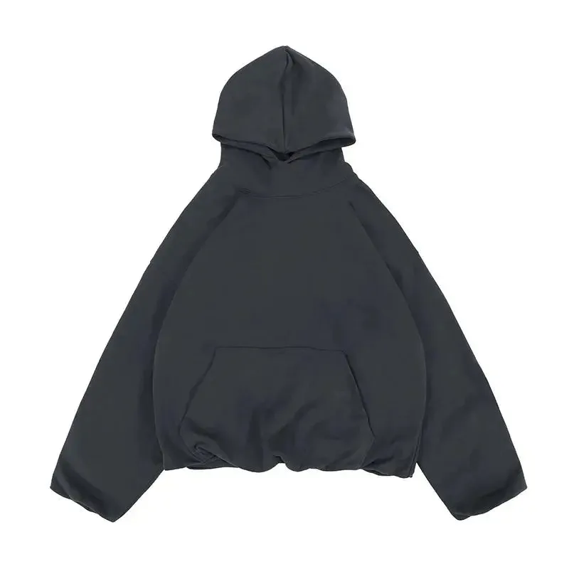 Puff Sleeve Oversized Essential Hoodie