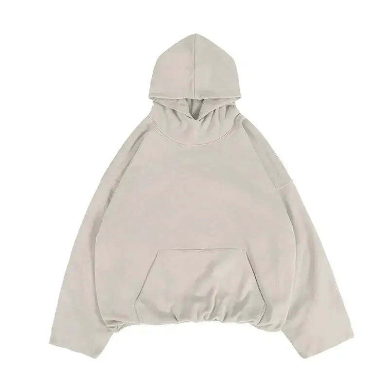 Puff Sleeve Oversized Essential Hoodie