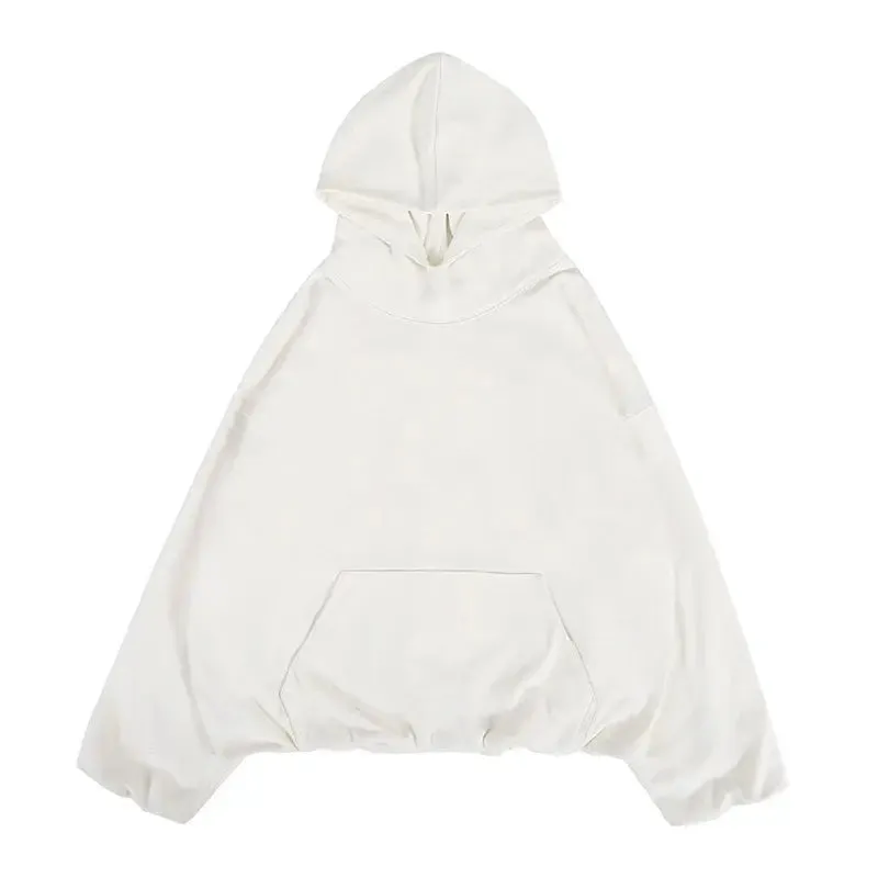 Puff Sleeve Oversized Essential Hoodie