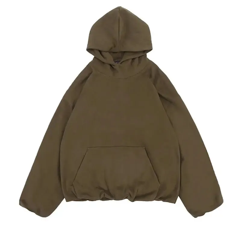 Puff Sleeve Oversized Essential Hoodie